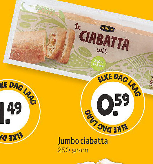 Jumbo ciabatta