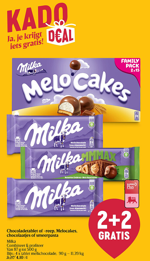 Chocoladetablet of -reep, Melocakes, chocolaatjes of smeerpasta