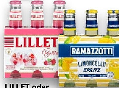 LILLET oder RAMAZZOTTI Aperitif-Drink