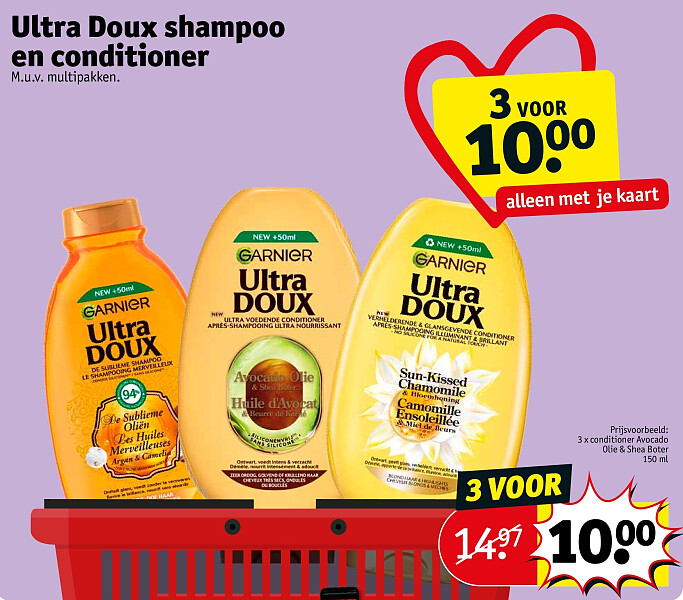 Ultra Doux shampoo en conditioner