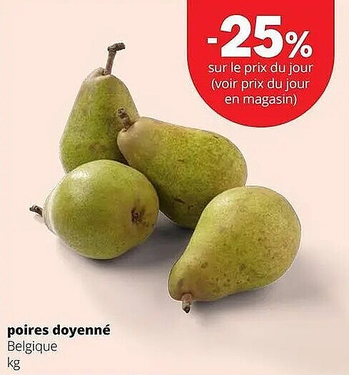 poires doyenné