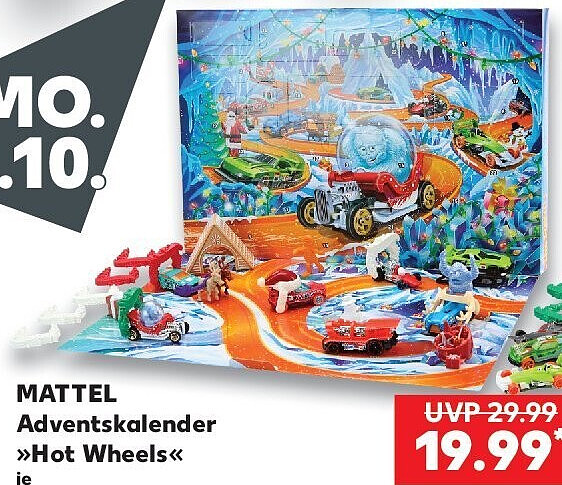 MATTEL Adventskalender »Hot Wheels«