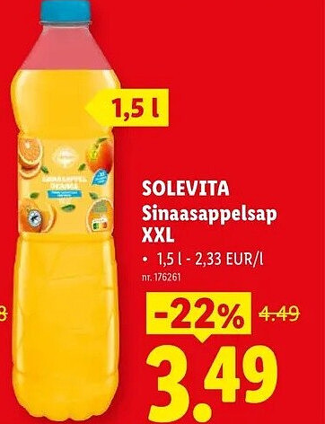 Sinaasappelsap XXL