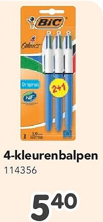 4-kleurenbalpen 114356