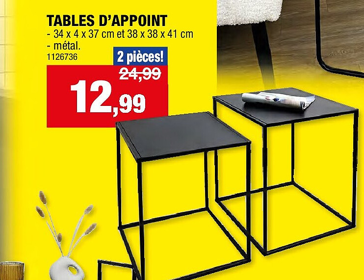 TABLES D’APPOINT