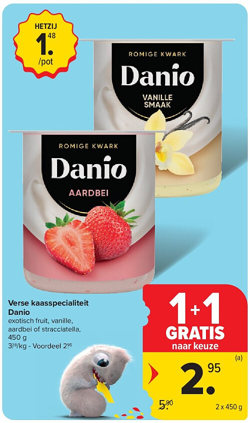Verse kaasspecialiteit Danio