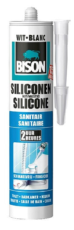 Siliconenkit sanitair wit 300 ml