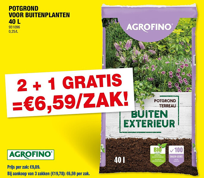 POTGROND VOOR BUITENPLANTEN 40 L