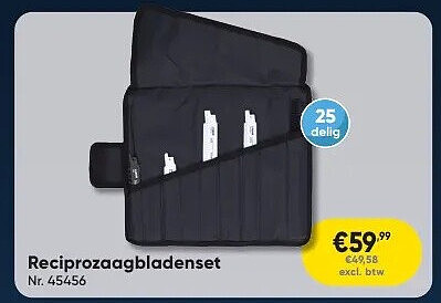 Reciprozaagbladenset Nr. 45456