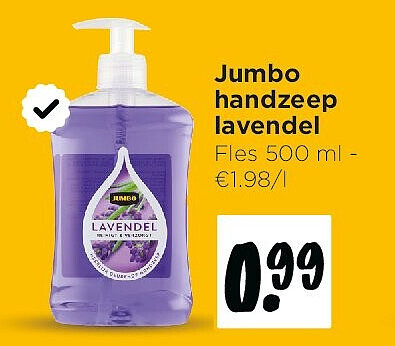 Jumbo handzeep lavendel