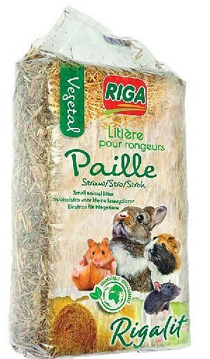 Paille végétale pour rongeurs Riga