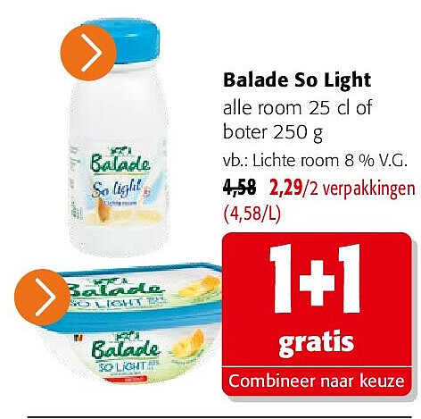 Balade So Light Lichte room 8 % V.G