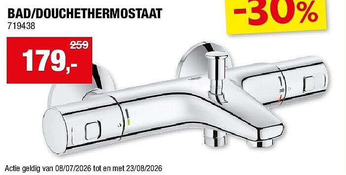 BAD/DOUCHETHERMOSTAAT