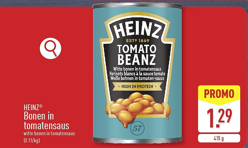 Bonen in tomatensaus