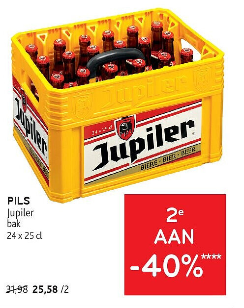 Jupiler pils bak 24 x 25 cl