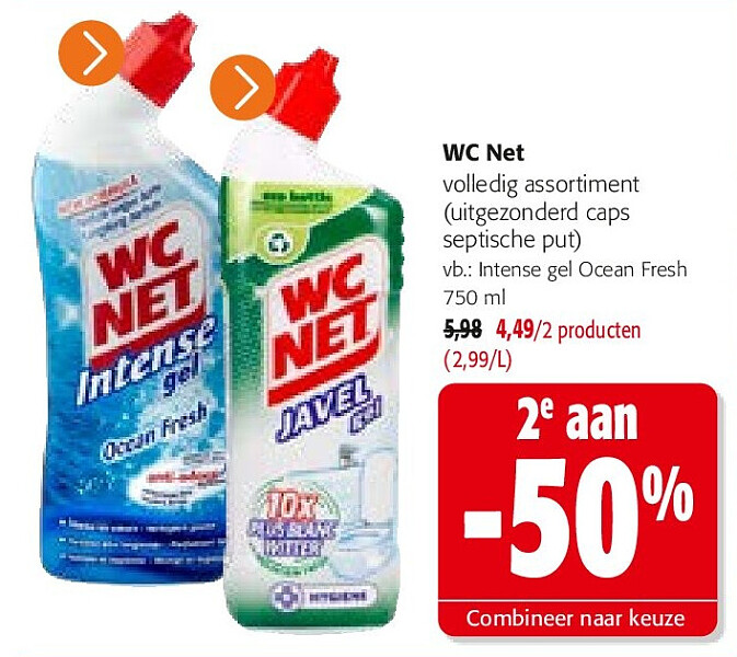 WC Net Intense gel Ocean Fresh 750 ml
