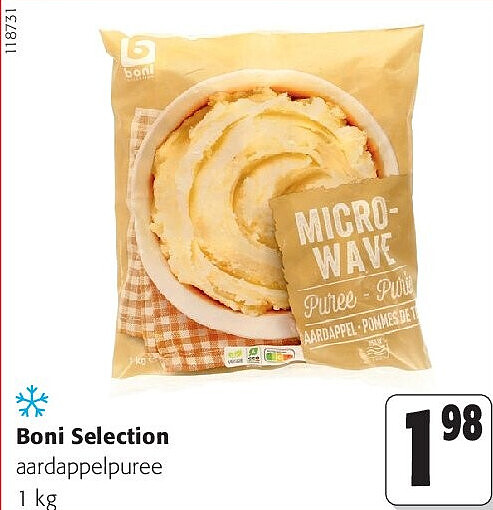 Boni Selection aardappelpuree 1 kg