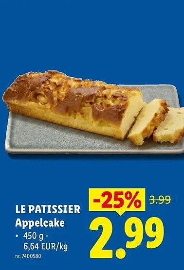 LE PATISSIER Appelcake