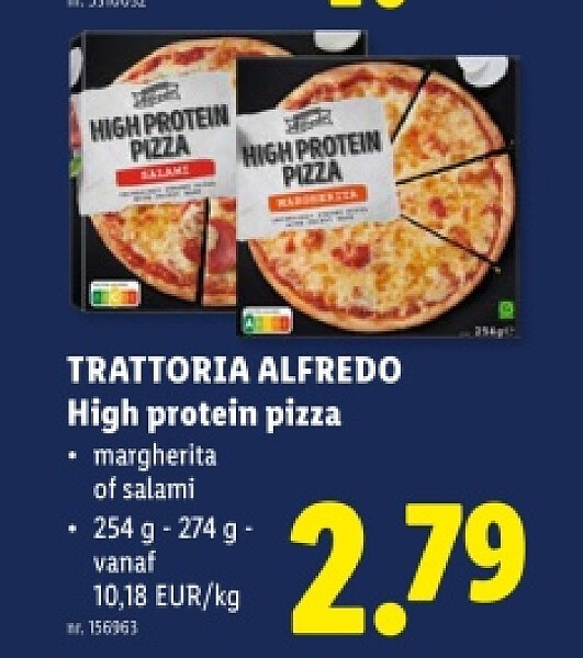High protein pizza
