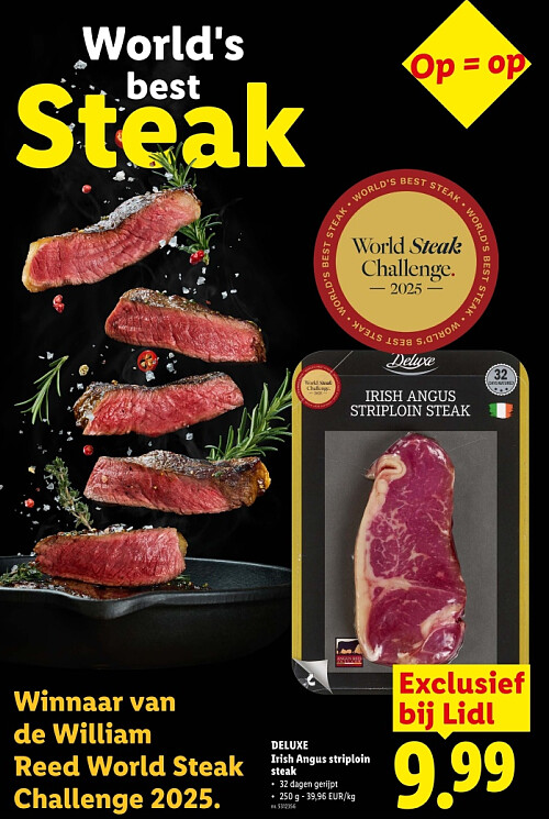 Irish Angus striploin steak
