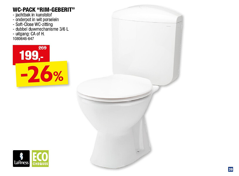 WC-PACK “RIM-GEBERIT”