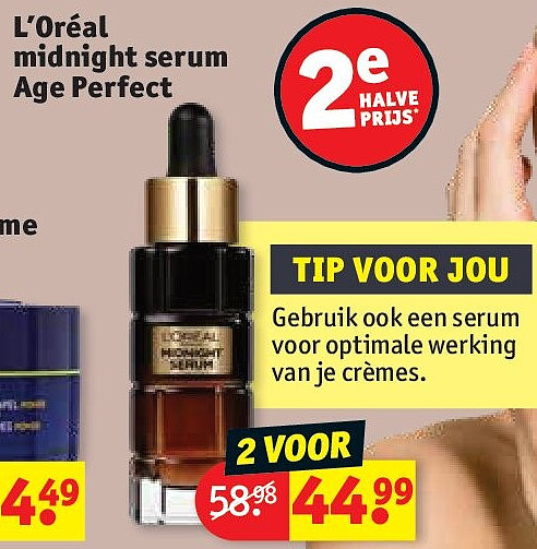 L’Oréal midnight serum Age Perfect
