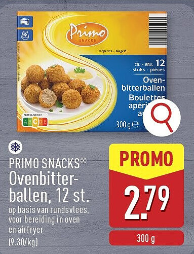 Ovenbitter ballen, 12st.