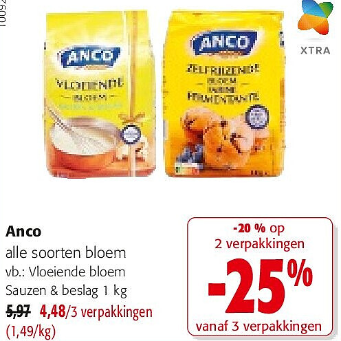 Anco alle soorten bloem