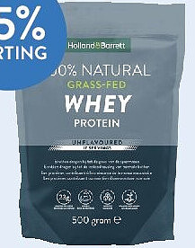 100% Natural Grass-Fed Whey Protein 500 gram