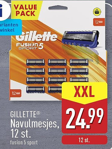 Navulmesjes, 12st.
