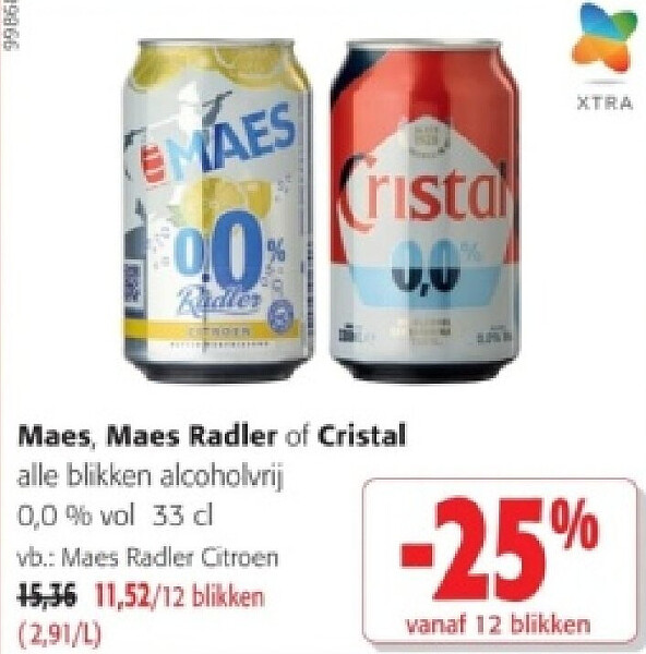 Maes, Maes Radler of Cristal
