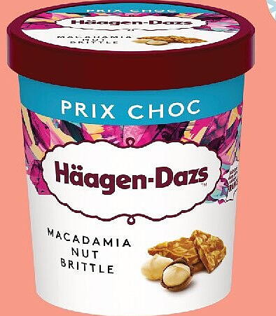 Pot de glace vanille macadamia Häagen-Dazs