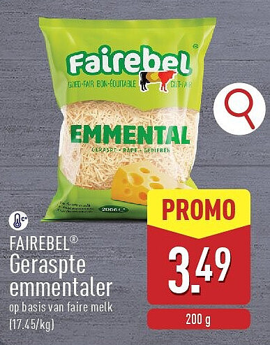 Geraspte emmentaler