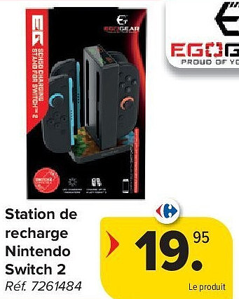Station de recharge Nintendo Switch 2