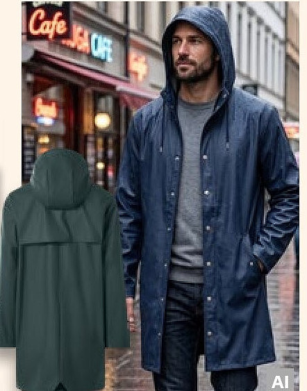ESMARA MEN Regenparka