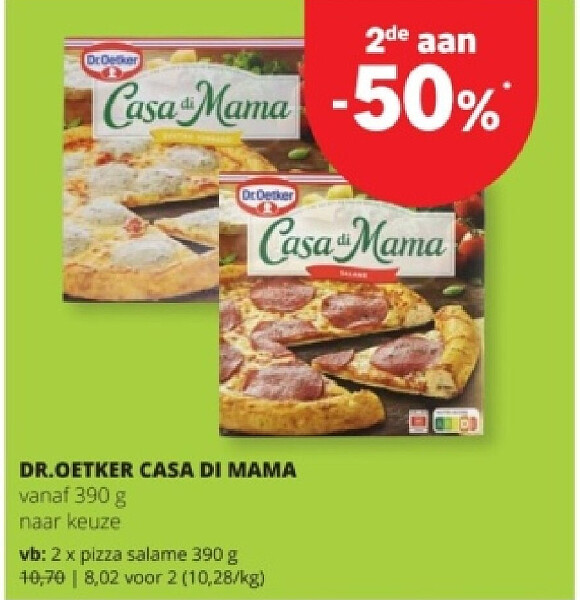 DR.OETKER CASA DI MAМА pizza salame 390 g
