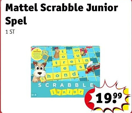 Mattel Scrabble Junior Spel