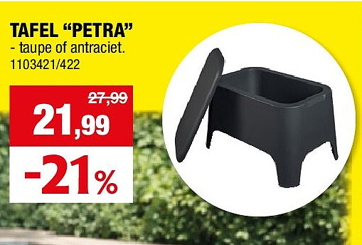 TAFEL “PETRA”