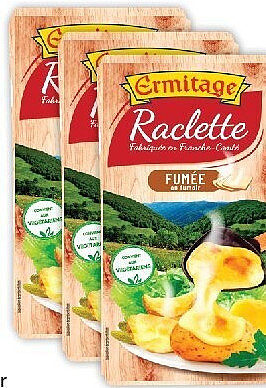 Raclette fumée au fumoir Ermitage 28% MG, 200 g