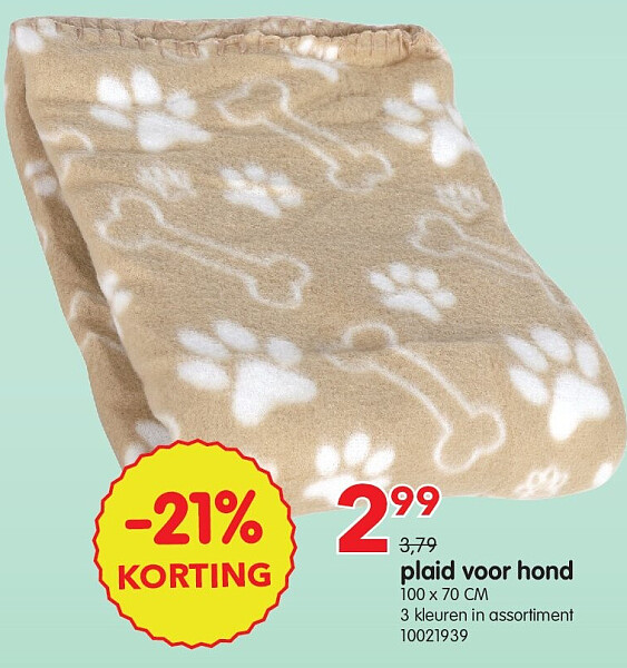 plaid voor hond