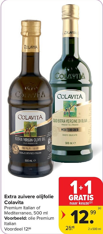 Extra zuivere olijfolie Colavita