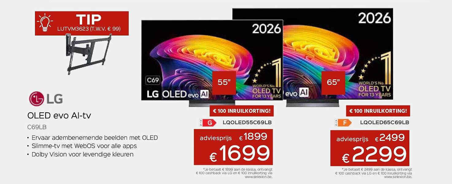 LG OLED evo AI-tv