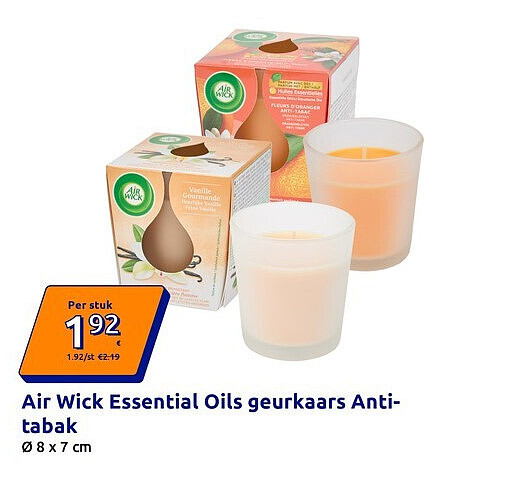 Air Wick Essential Oils geurkaars Antitabak