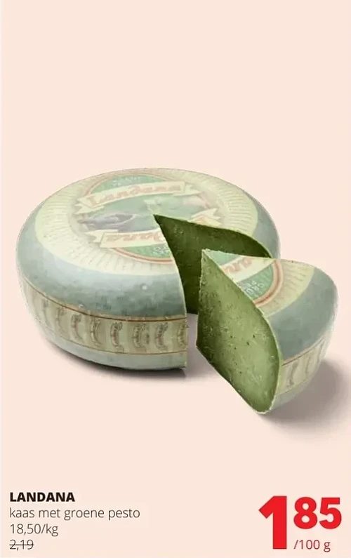 LANDANA kaas met groene pesto