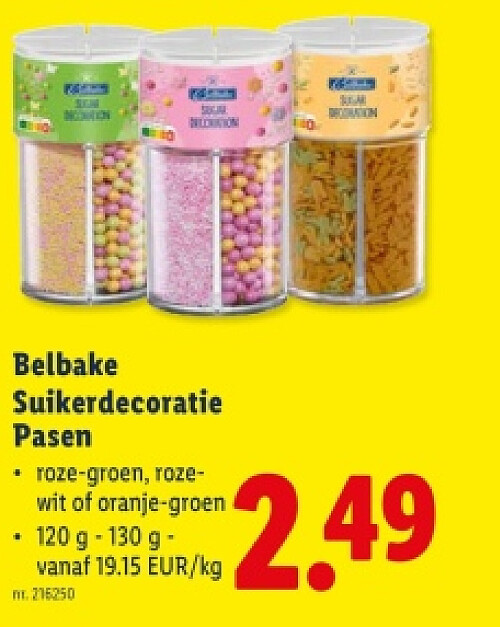 Suikerdecoratie Pasen