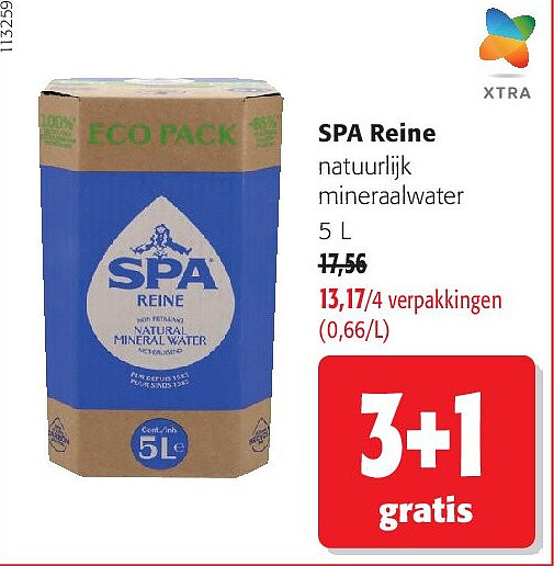 PA Reine natuurlijk mineraalwater 5 L