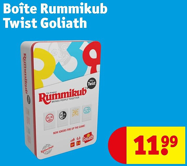 Boîte Rummikub Twist Goliath
