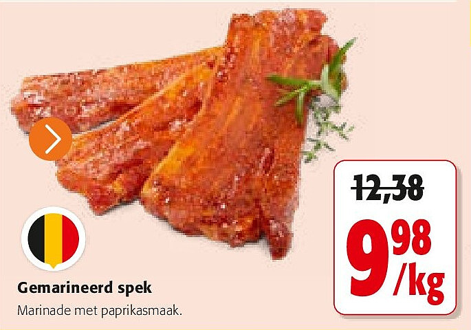 Gemarineerd spek