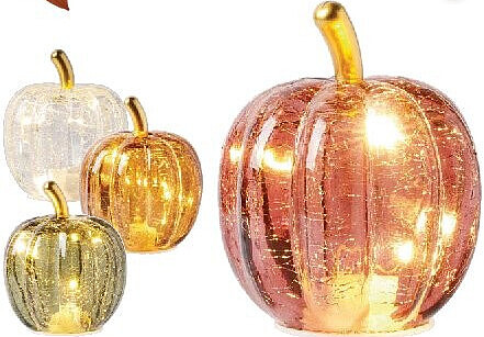 Pompoen met verlichting