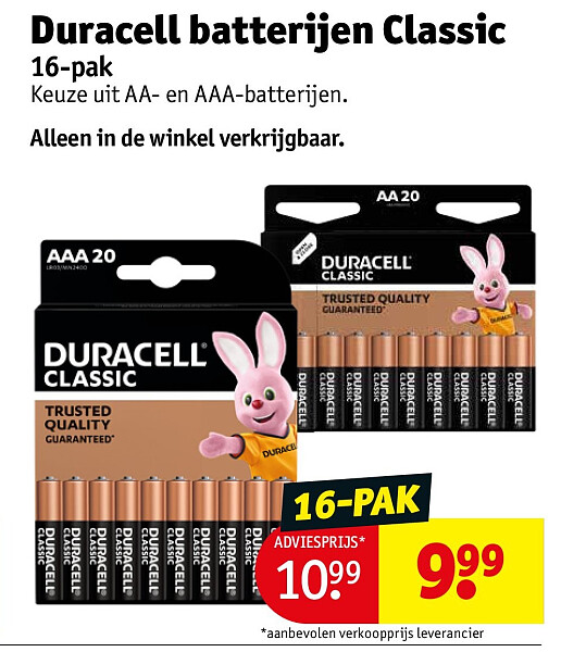 Duracell batterijen Classic